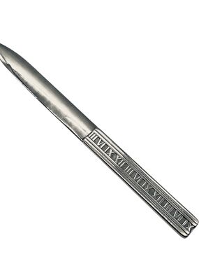 TIFFANY & CO. STERLING SILVER ATLAS ROMAN NUMERAL LETTER OPENER